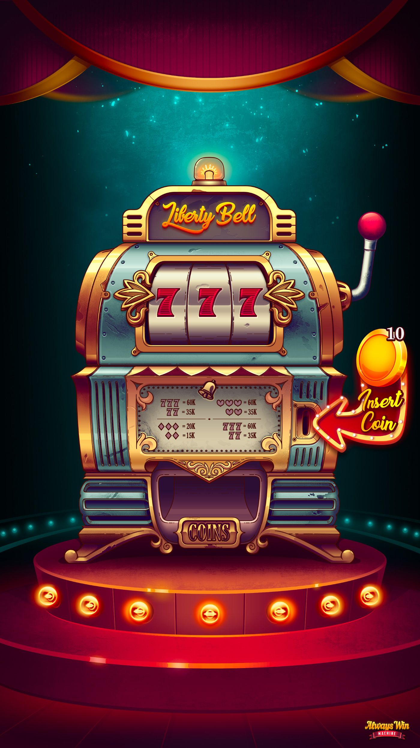 Betting layout interface on American roulette table